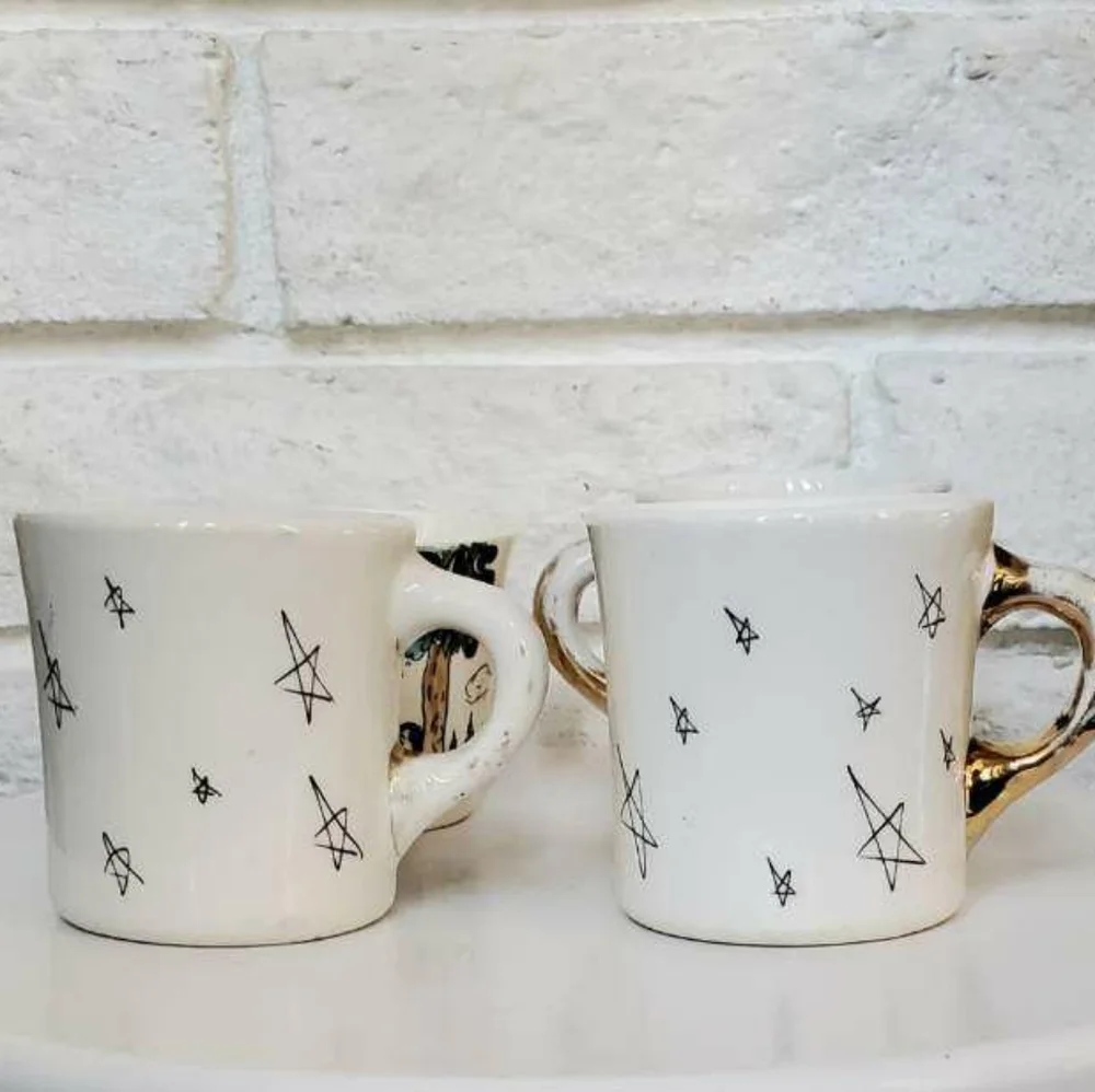 Vintage Merrie Mugs set of 3